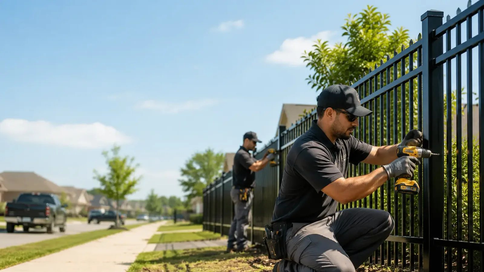 Metal Fence Installation in Chandler, TX